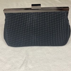 Black clutch or shoulder purse